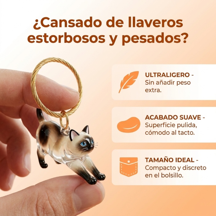 Llavero Gato Personalizado