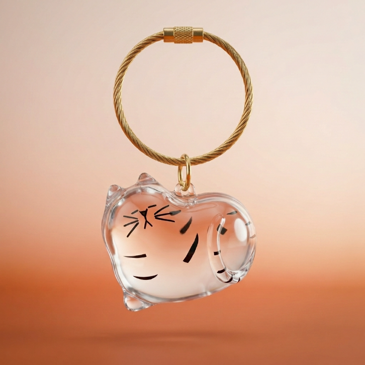 Llavero Gato Personalizado