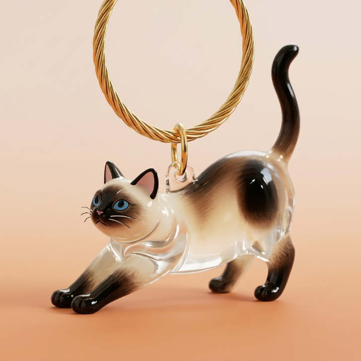 Llavero Gato Personalizado
